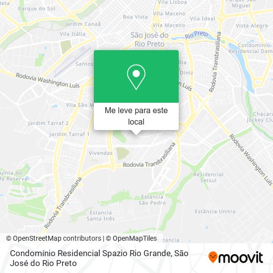 Condomínio Residencial Spazio Rio Grande mapa