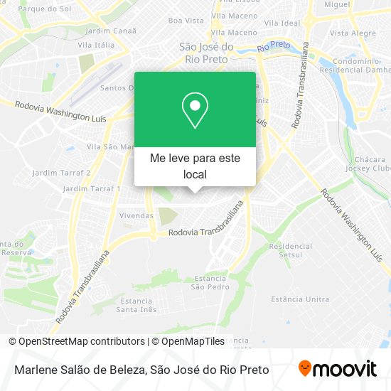 Marlene Salão de Beleza mapa