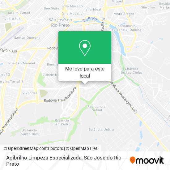 Agibrilho Limpeza Especializada mapa