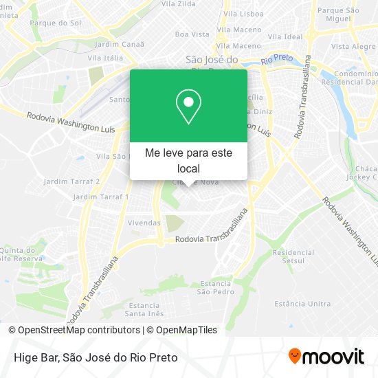 Hige Bar mapa