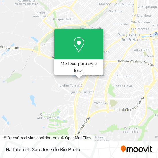 Na Internet mapa
