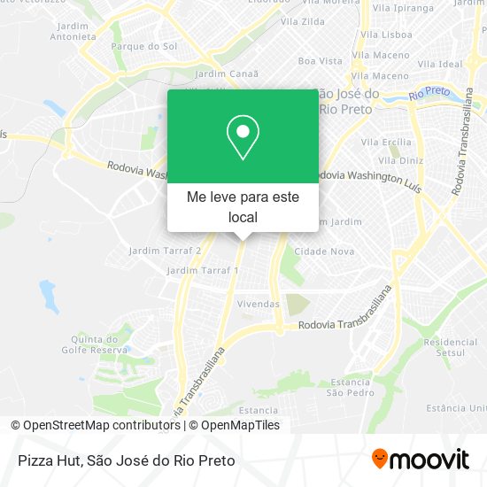 Pizza Hut mapa