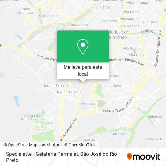 Specialatte - Gelateria Parmalat mapa
