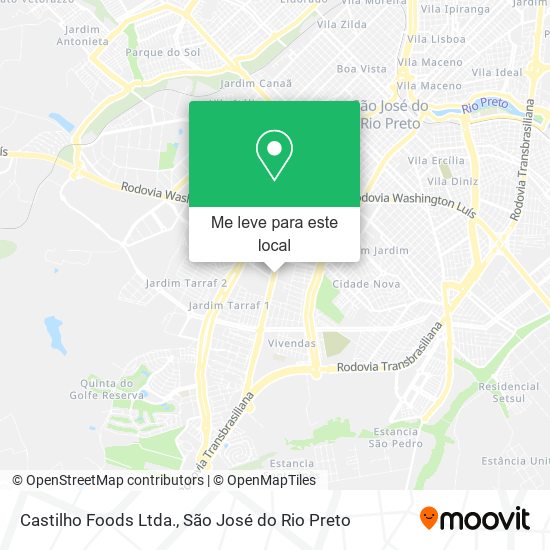 Castilho Foods Ltda. mapa