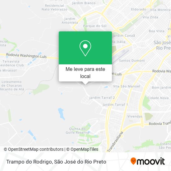 Trampo do Rodrigo mapa