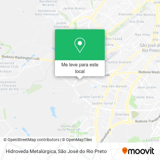 Hidroveda Metalúrgica mapa