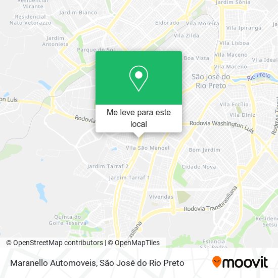 Maranello Automoveis mapa
