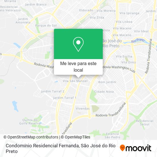 Condomínio Residencial Fernanda mapa