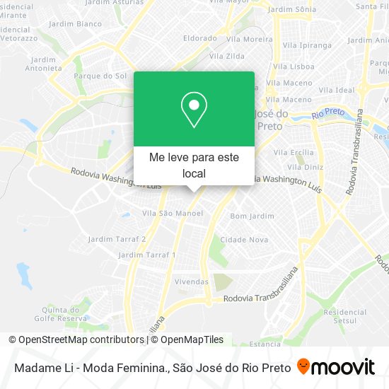 Madame Li - Moda Feminina. mapa