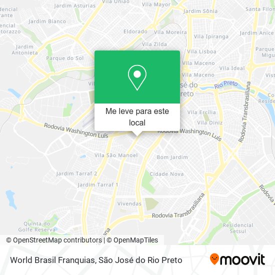 World Brasil Franquias mapa