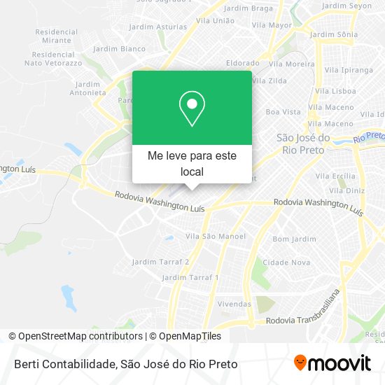 Berti Contabilidade mapa