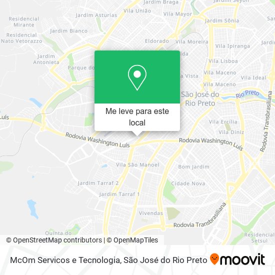 McOm Servicos e Tecnologia mapa