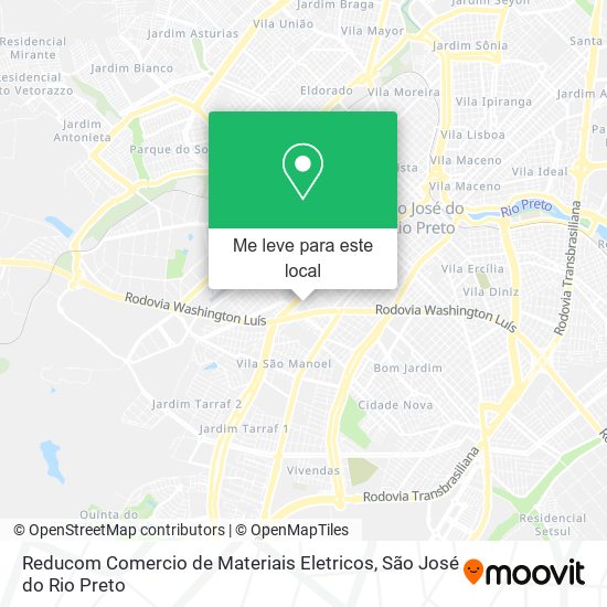 Reducom Comercio de Materiais Eletricos mapa