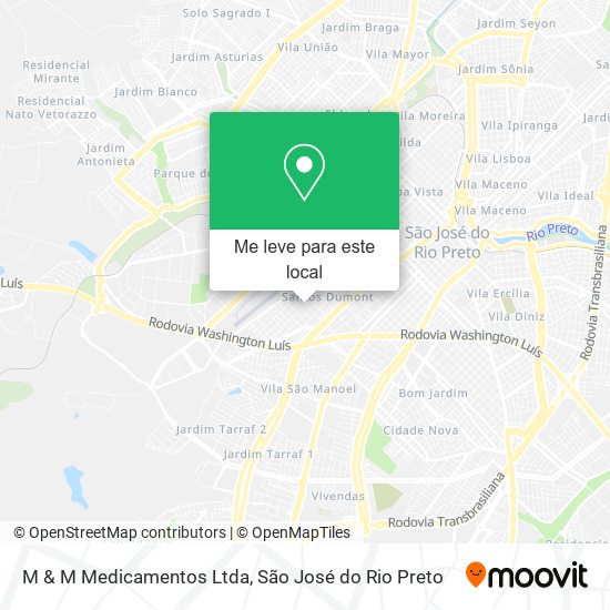 M & M Medicamentos Ltda mapa