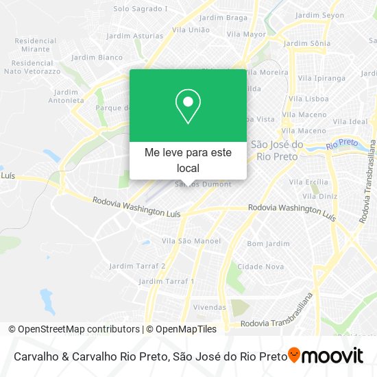 Carvalho & Carvalho Rio Preto mapa