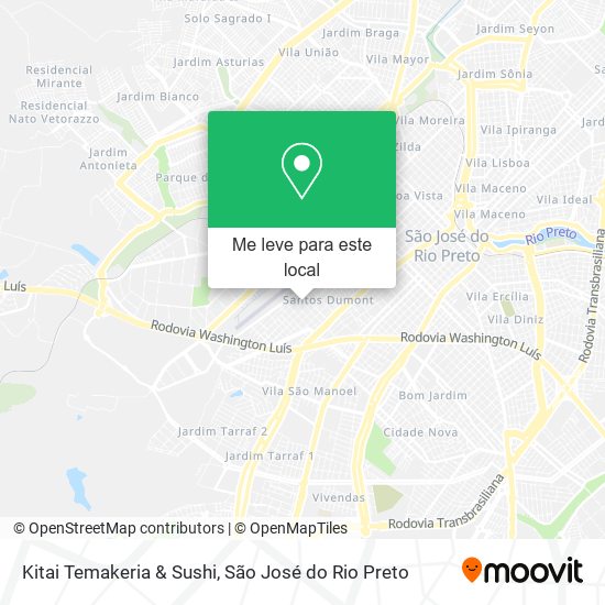 Kitai Temakeria & Sushi mapa