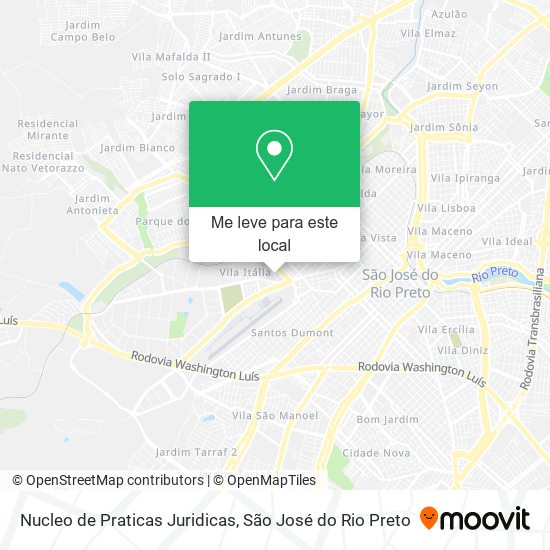 Nucleo de Praticas Juridicas mapa