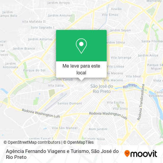 Agência Fernando Viagens e Turismo mapa