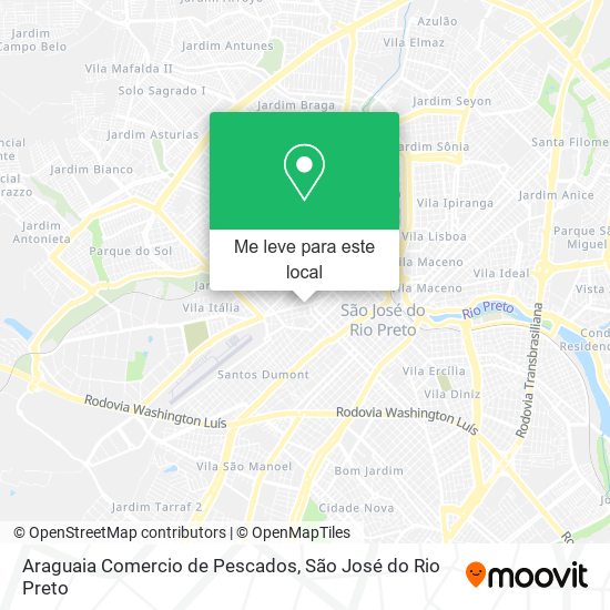 Araguaia Comercio de Pescados mapa