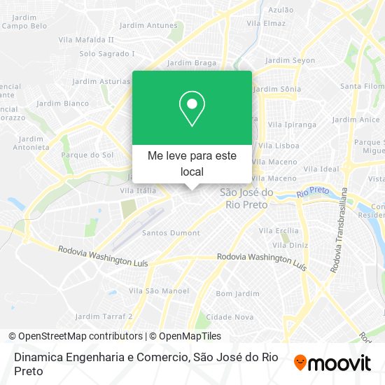 Dinamica Engenharia e Comercio mapa