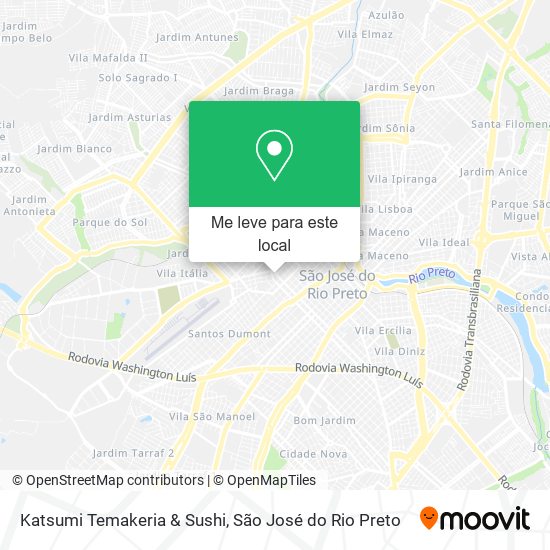 Katsumi Temakeria & Sushi mapa