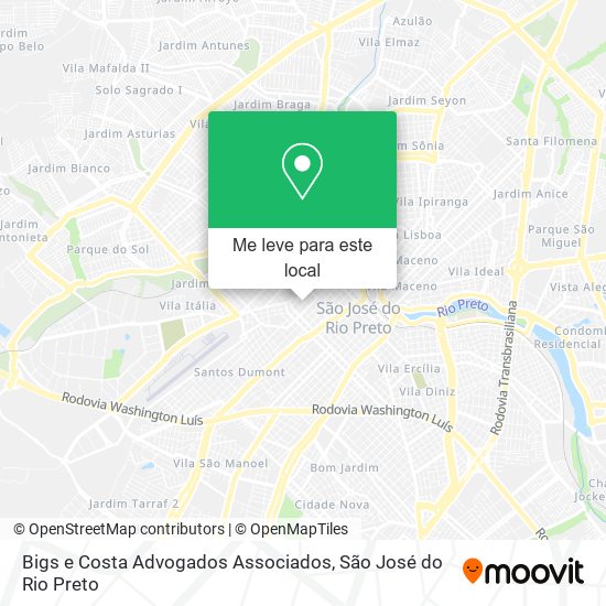 Bigs e Costa Advogados Associados mapa