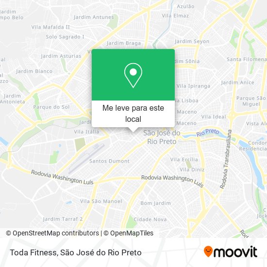 Toda Fitness mapa