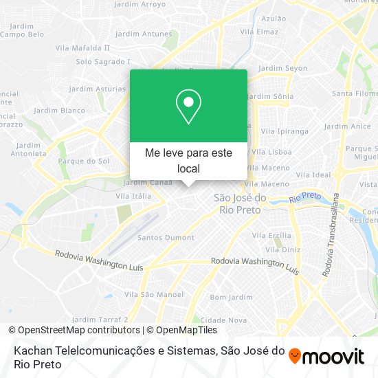 Kachan Telelcomunicações e Sistemas mapa