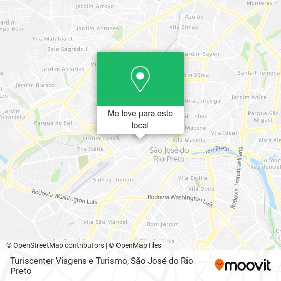 Turiscenter Viagens e Turismo mapa