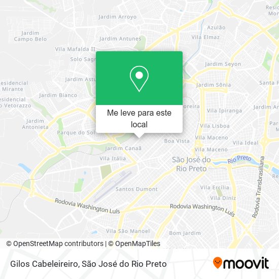 Gilos Cabeleireiro mapa