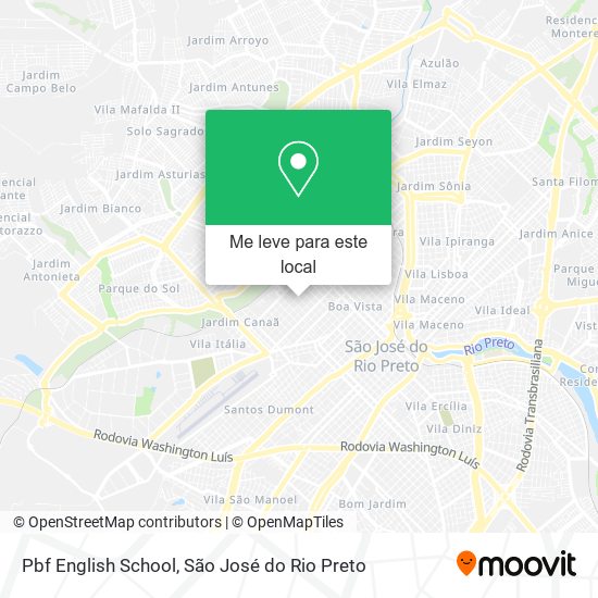Pbf English School mapa
