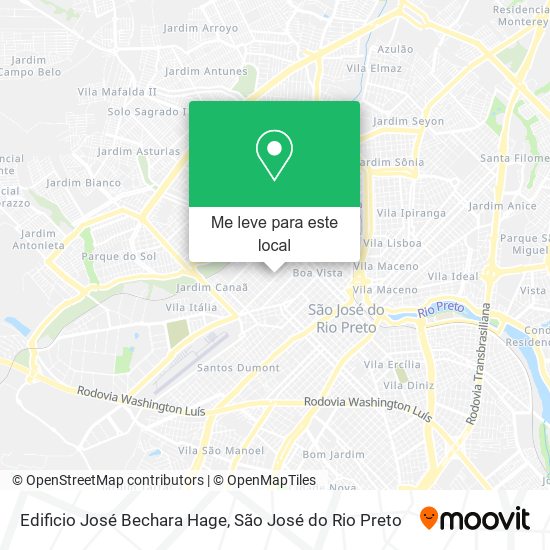 Edificio José Bechara Hage mapa