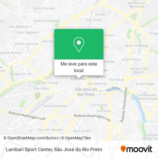 Lambari Sport Center mapa