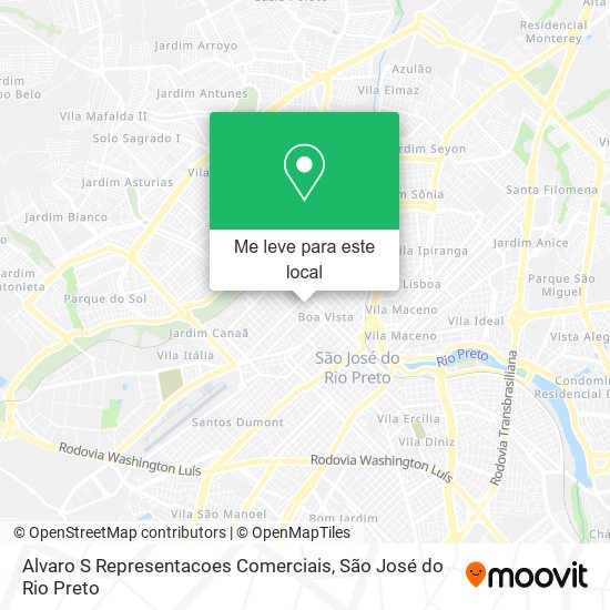 Alvaro S Representacoes Comerciais mapa