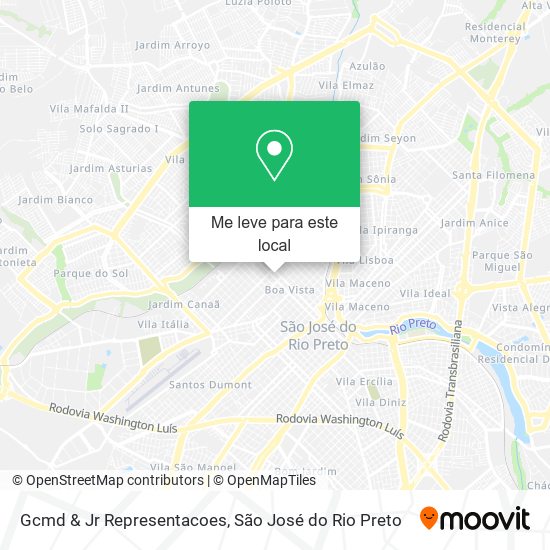 Gcmd & Jr Representacoes mapa