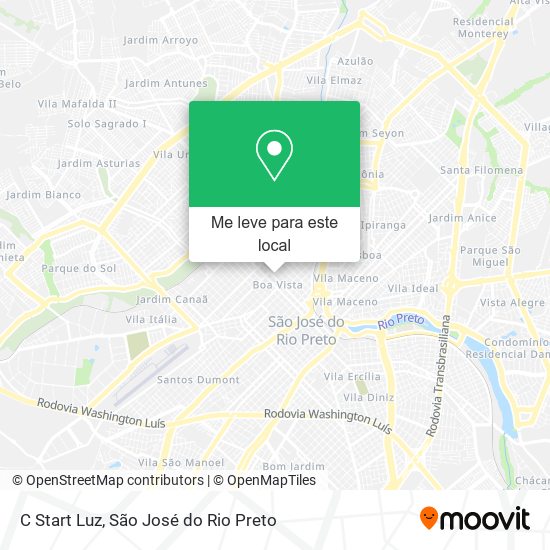 C Start Luz mapa