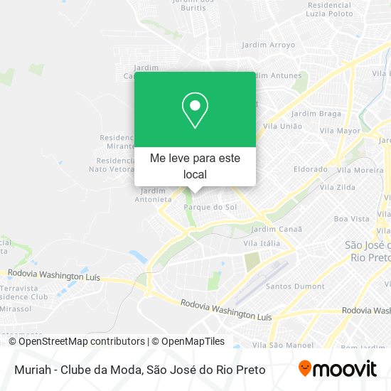 Muriah - Clube da Moda mapa