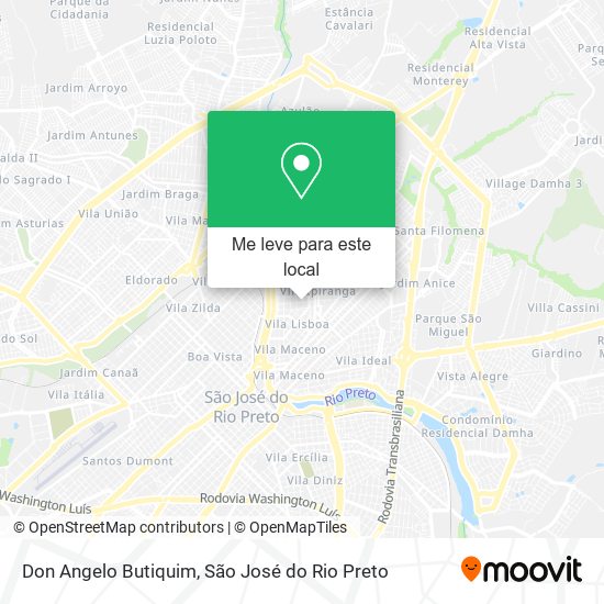Don Angelo Butiquim mapa