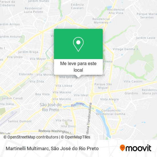 Martinelli Multimarc mapa