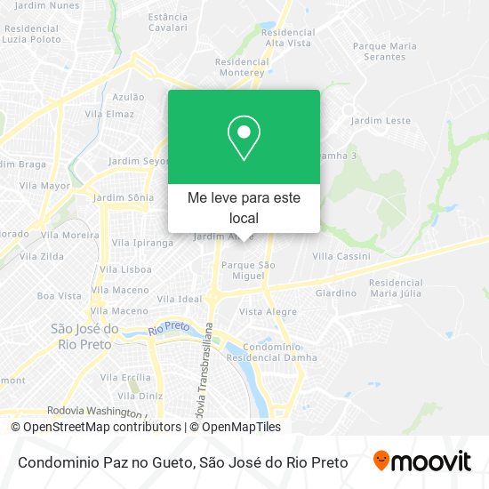 Condominio Paz no Gueto mapa
