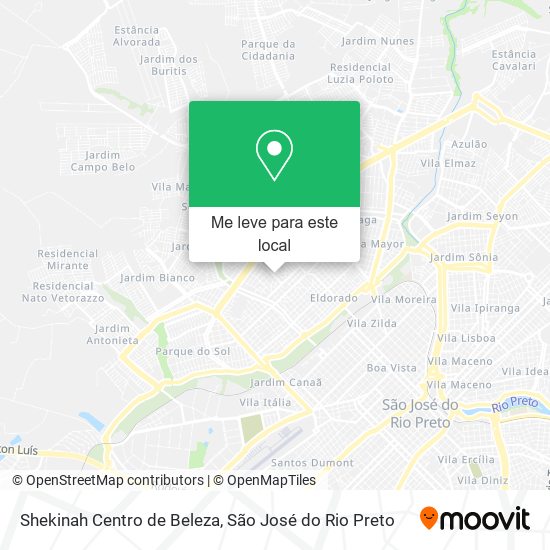 Shekinah Centro de Beleza mapa
