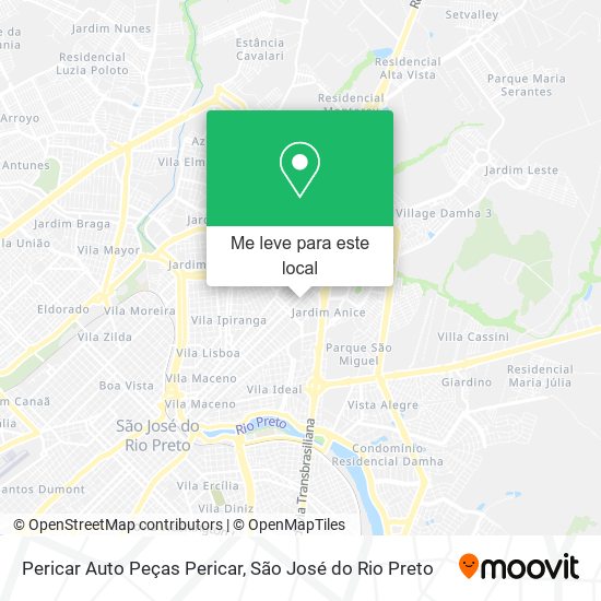 Pericar Auto Peças Pericar mapa
