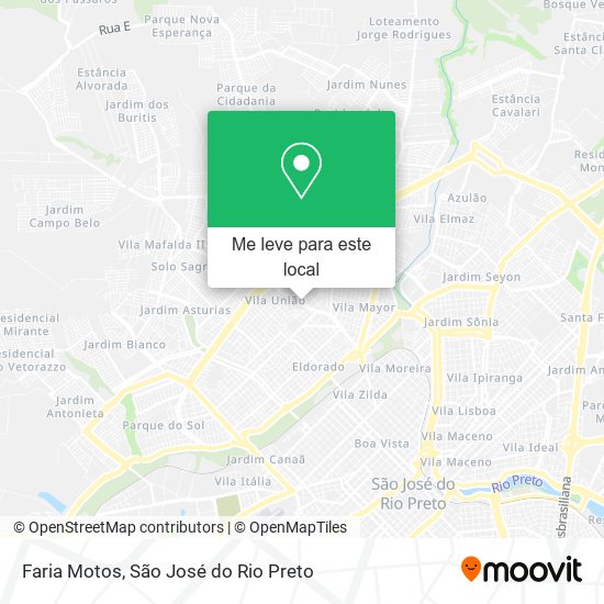 Faria Motos mapa