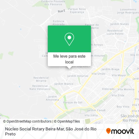 Núcleo Social Rotary Beira-Mar mapa