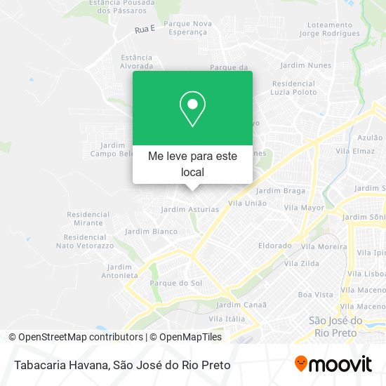 Tabacaria Havana mapa