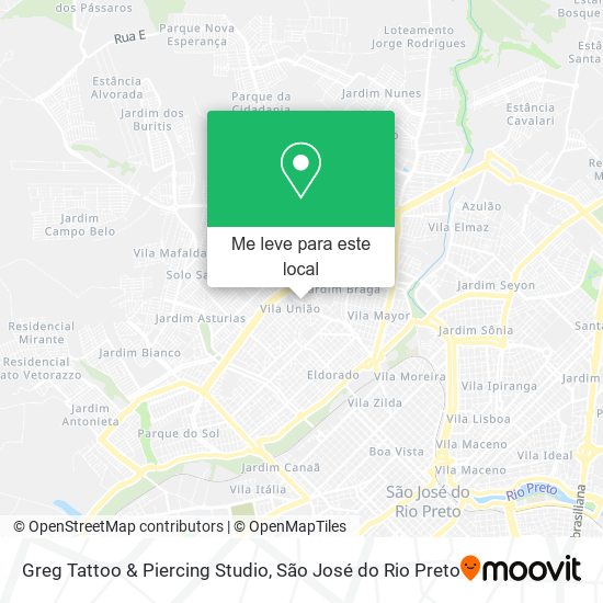 Greg Tattoo & Piercing Studio mapa