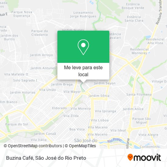 Buzina Café mapa