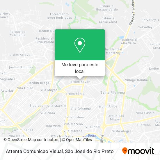 Attenta Comunicao Visual mapa