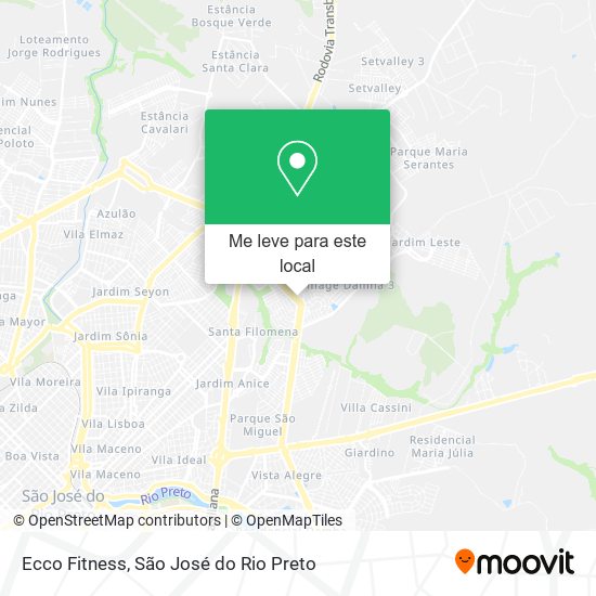 Ecco Fitness mapa
