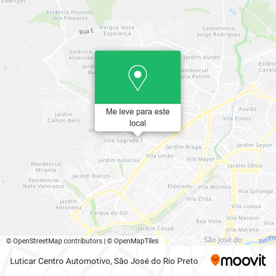 Luticar Centro Automotivo mapa